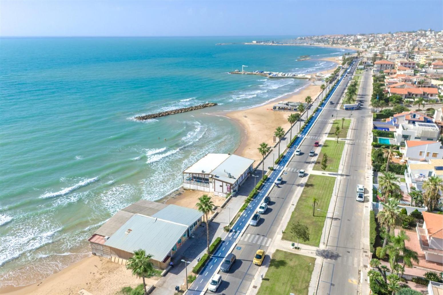 Archimede, Appartamento Con Vista In Centro A Marina Di Ragusa Ngoại thất bức ảnh